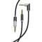 Фото - Аудио-кабель SkyDolphin SR09 Rotate Aluminium Connector 3.5 мм - 3.5 мм (M/M), 1.5 м, Black/Grey (AUX-000063) | click.ua