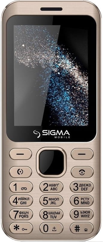 Мобильный телефон Sigma mobile X-style 33 Steel Dual Sim Gold_бн