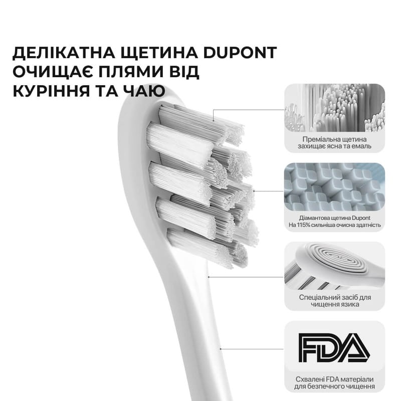 Розумна зубна електрощітка Oclean X Pro Elite Grey (OLED) (Міжнародна версія) (6970810551815)