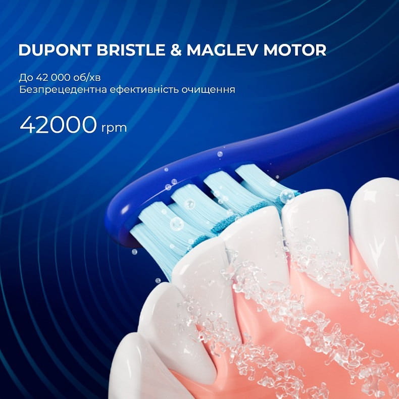 Умная зубная электрощетка Oclean X Pro Navy Blue (OLED) (Международная версия) (6970810551068)