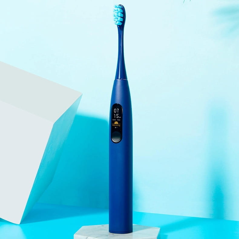 Умная зубная электрощетка Oclean X Pro Navy Blue (OLED) (Международная версия) (6970810551068)