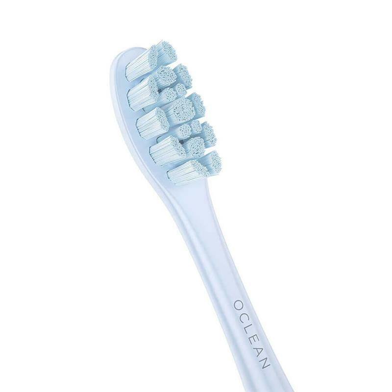 Набор сменных щеток-насадок Oclean PW07 Toothbrush Head for One/SE/Air/X/F1 Sky Blue (2шт/упаковка)