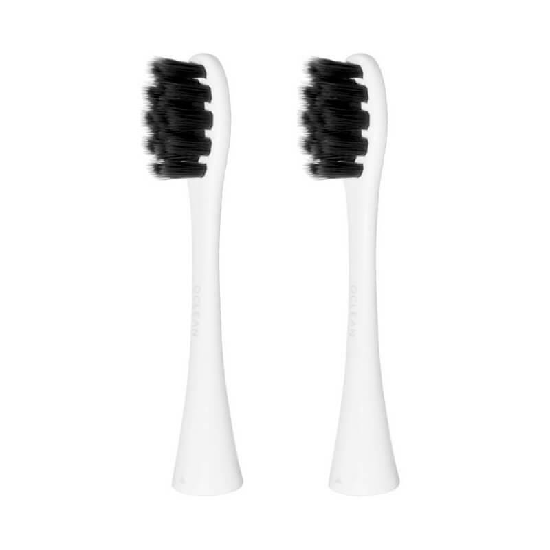 Набор сменных щеток-насадок Oclean PX02 Toothbrush Head for One/SE/Air/X Black (2шт/упаковка)