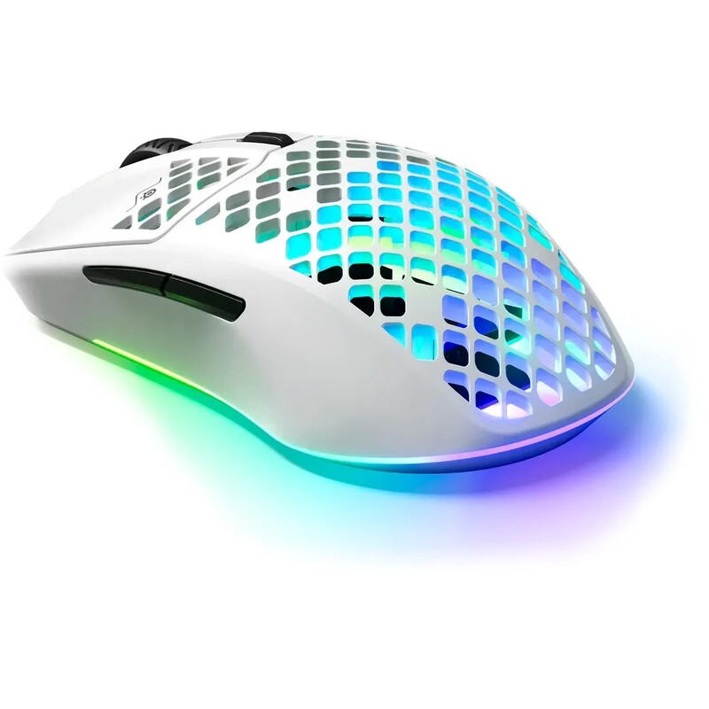 Миша SteelSeries Aerox 3 Wireless Snow (62608)