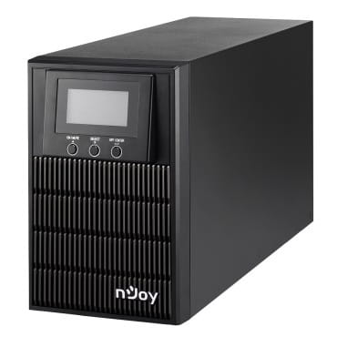 ИБП NJOY Aten Pro 1000 (PWUP-OL100AP-AZ01B), Online, 3 x Schuko, USB, LCD, металл