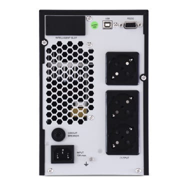 ИБП NJOY Aten Pro 1000 (PWUP-OL100AP-AZ01B), Online, 3 x Schuko, USB, LCD, металл