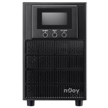 ИБП NJOY Aten Pro 2000 (PWUP-OL200AP-AZ01B), Online, 3 x Schuko, USB, LCD, металл