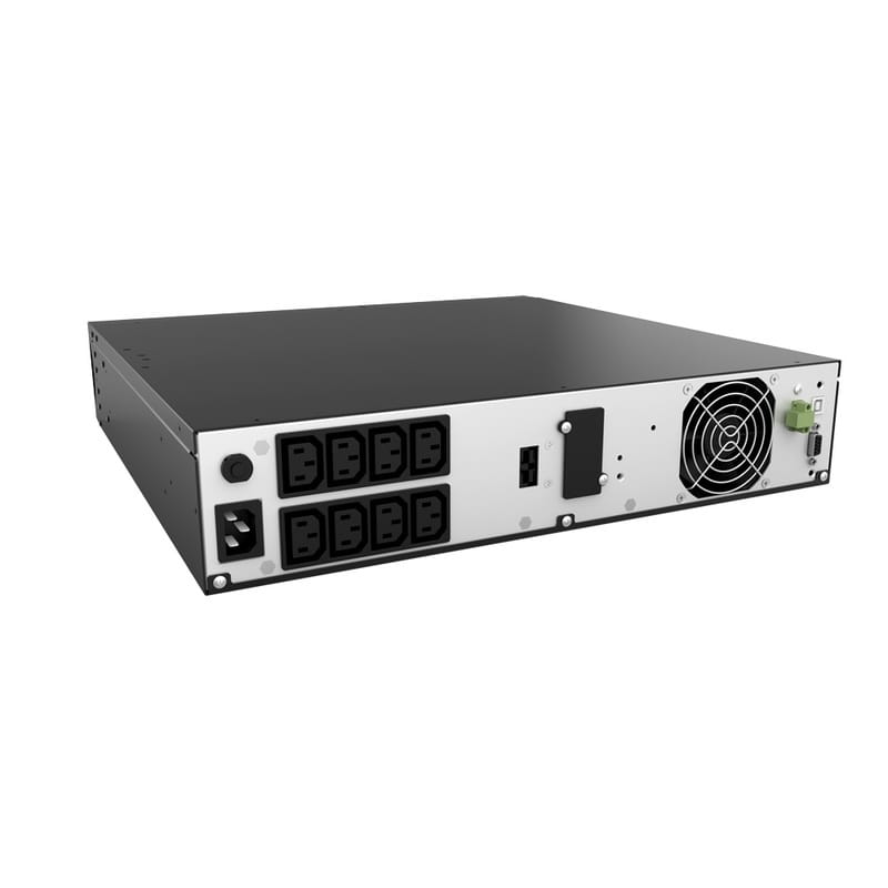 ИБП NJOY Aster 1K (UPCMCOP910HASCG01B), Online, 8 x IEC, USB, LCD, металл