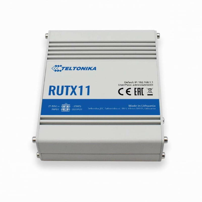 Беспроводной маршрутизатор Teltonika RUTX11 (RUTX11000000)