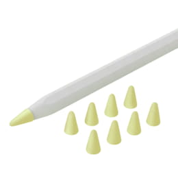Чехол TPU Goojodoq для наконечника стилуса Apple Pencil (1-2 поколение) (8шт) Yellow (1005001835985075Y)