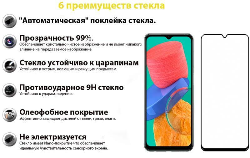 Захисне скло BeCover для Samsung Galaxy M33 SM-M336 Black (707356)