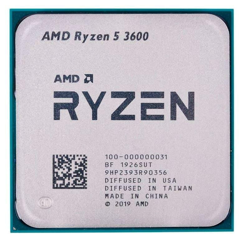 Процессор AMD Ryzen 5 3600 (3.6GHz 32MB 65W AM4) Box (100-100000031AWOF)