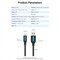 Фото - Кабель Vention USB Type-C - USB (M/M), 1 м, Black (COKBF) | click.ua