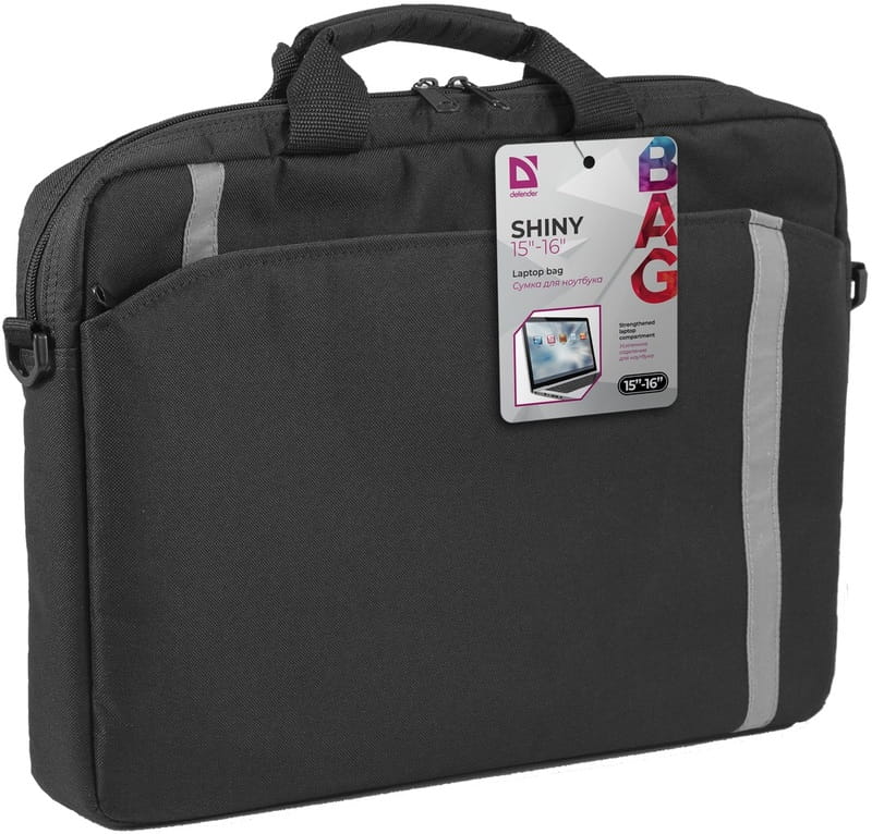 Сумка для ноутбука Defender Shiny 15-16" Black (26097)