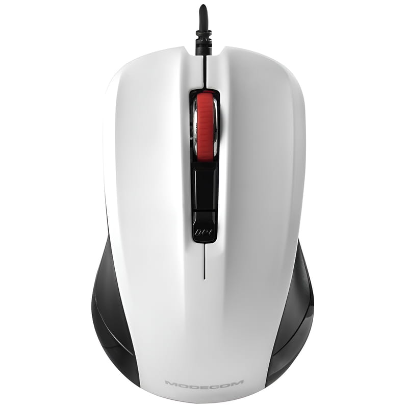Миша Modecom MC-M9.1 Black/White (M-MC-00M9.1-200)