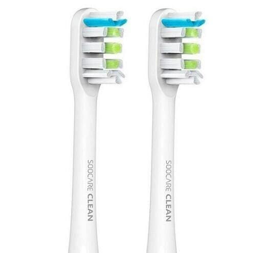 Насадка для зубної електрощітки Soocas General Toothbrush Head for X1/X3/X5 White 2шт (BH01W)