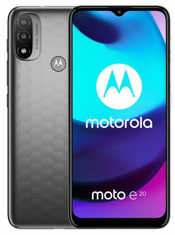 Смартфон Motorola Moto E20 2/32GB Dual Sim Graphite Gray (TKOMOTSZA0096)_