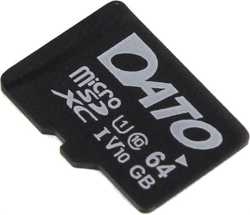 Карта памяти MicroSDXC  64GB UHS-I Class 10 Dato (DTTF064GUIC10)