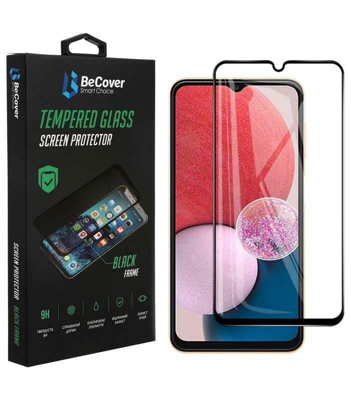 Защитное стекло BeCover для Samsung Galaxy A13 4G SM-A135/A23 SM-A235/ M23 5G SM-M236 Black (707320)