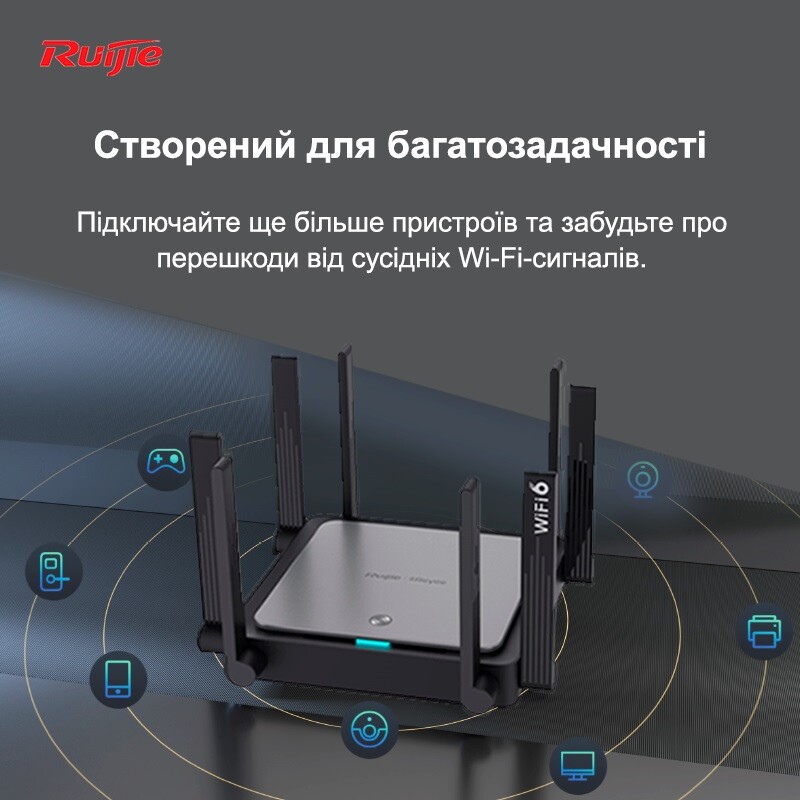 Беспроводной маршрутизатор Ruijie Reyee RG-EW3200GX PRO