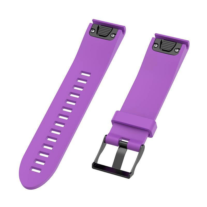 Ремешок для Garmin QuickFit 20 Dots Silicone Band Purple (QF20-STSB-PURP)
