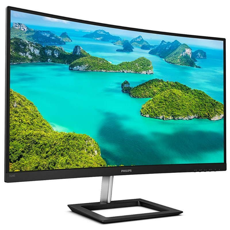 Монитор Philips 31.5" 328E1CA/00 VA Black Curved