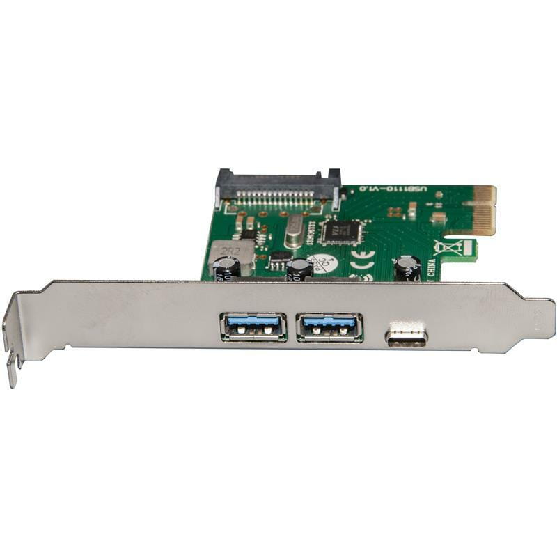 Контролер Frime NEC720202 (ECF-PCIEtoUSB007.LP) PCI-E-2xUSB3.0+USB3.0 Type-C