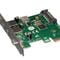 Фото - Контролер Frime NEC720202 (ECF-PCIEtoUSB007.LP) PCI-E-2xUSB3.0+USB3.0 Type-C | click.ua