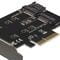 Фото - Контроллер Frime (ECF-PCIEtoSSD001.LP) PCI-E-M.2 (B&M Key) NGFF | click.ua