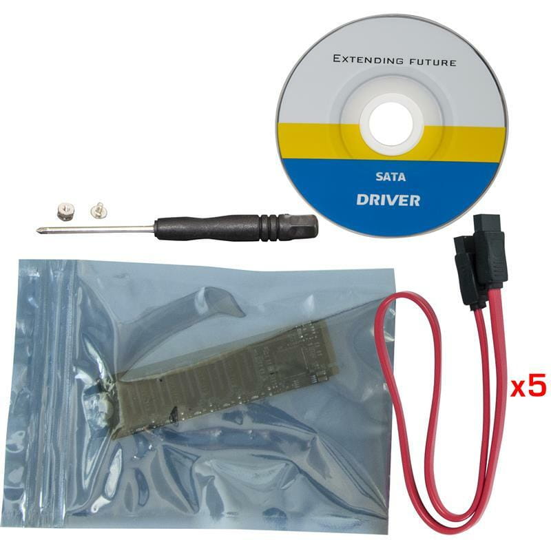 Контроллер Frime (ECF-M2.Mto5SATAIII) M2-5хSata III