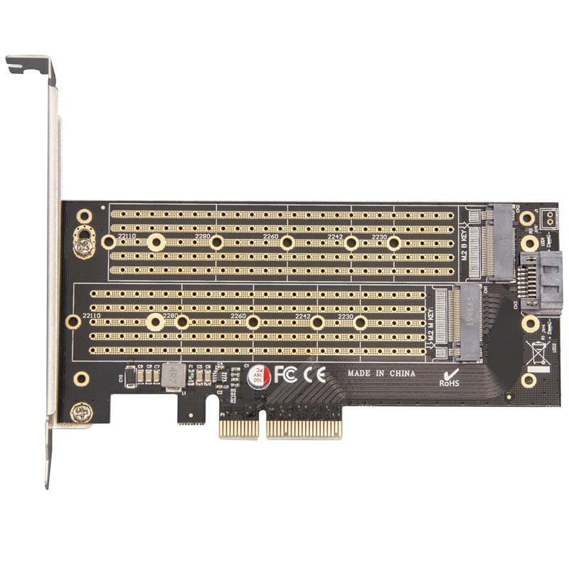 Контроллер Frime (ECF-PCIE2.4sRAID002.LP) PCI-Eх2 RAID ESATAIII/SATAIII 6GBPS, 88SE9230