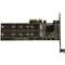 Фото - Плата розширення Frime (ECF-PCIEtoSSD012.LP) PCI-E-2хM.2+2хSATA, 88SE9215 | click.ua