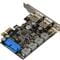 Фото - Плата расширения Frime (ECF-PCIEtoUSB006.LP) PCI-E to USB3.0 (2 порта) 3A/порт+19pin NEC720201 | click.ua