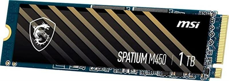 Накопичувач SSD 1TB MSI Spatium M450 M.2 2280 PCIe 4.0 x4 NVMe 3D NAND TLC (S78-440L690-P83)