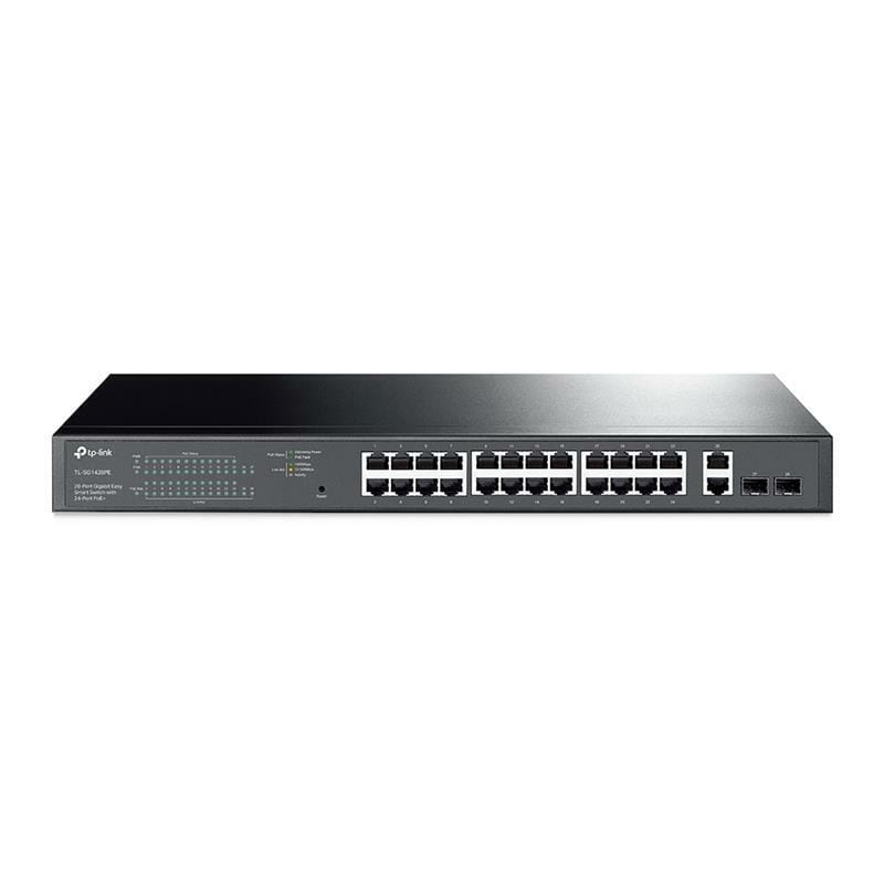 Коммутатор TP-Link TL-SG1428PE (24хGE PoE+, 2хGE, 2xSFP, max PoE 250W, Easy Smart)