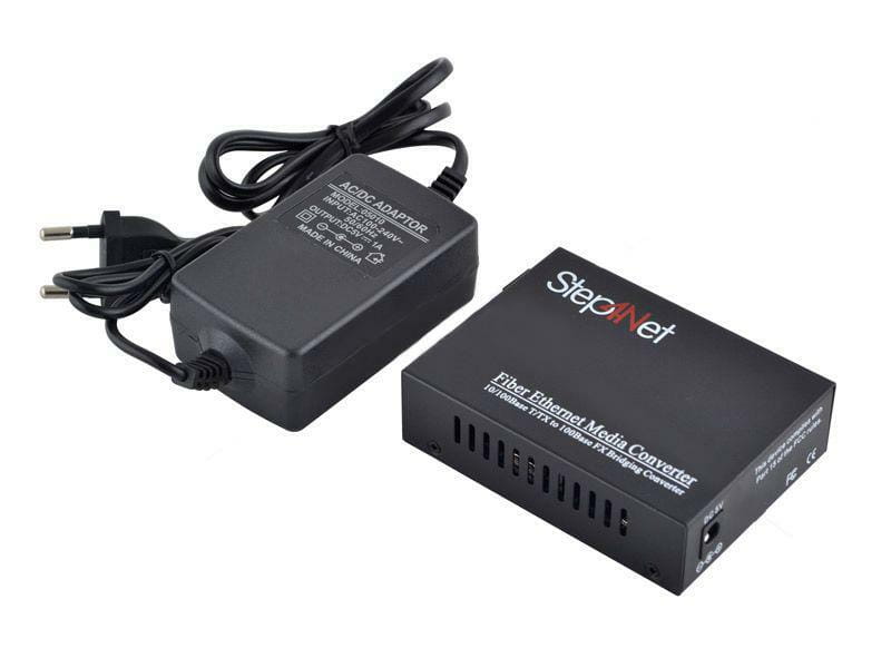 Медиаконвертер Step4Net (MC-R-0,1-1SM-1550nm-20) 10/100 Мб, 20км