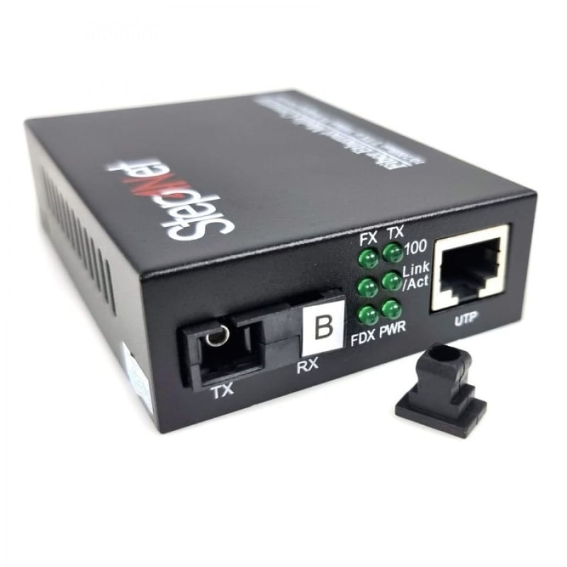 Медиаконвертер Step4Net (MC-R-0,1-1SM-1550nm-20) 10/100 Мб, 20км
