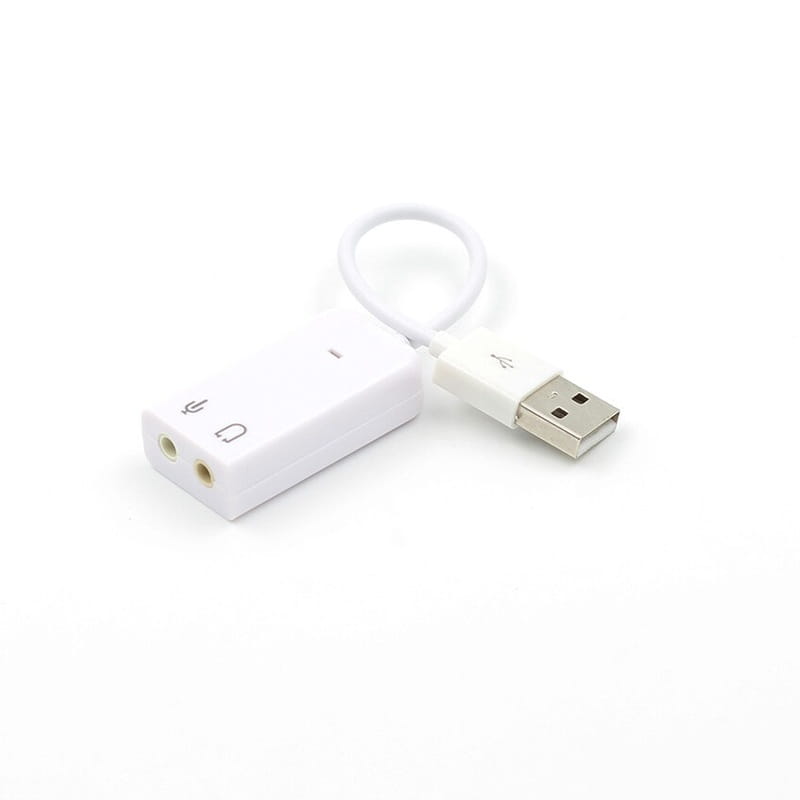 Звуковая карта Voltronic USB-sound card (5.1) 3D sound White (YT-SC-5.1/W/03351)