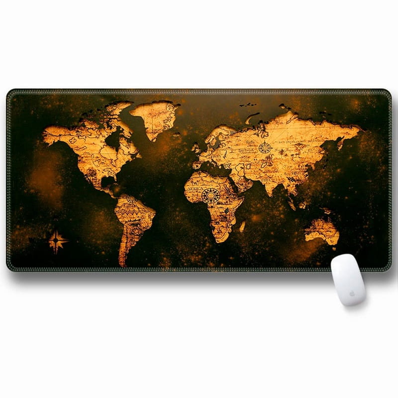 Коврик для мыши Voltronic Карта мира Brown/Orange (SJDT-16/20884)