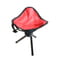 Фото - Складной стул тренога Supretto 60270001, Красный | click.ua