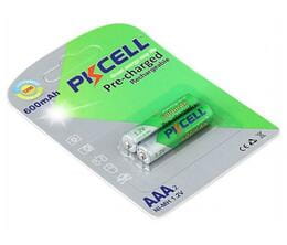 Аккумулятор PKCELL Ni-MH AAA/HR03 600 mAh BL 2шт (PC/AAA600-2BA/09324)