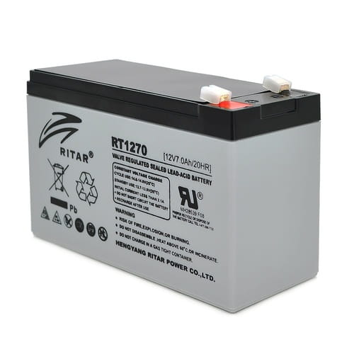 Фото - Батарея для ИБП RITAR Акумуляторна батарея  12V 7.0AH  AGM RT1270/02974 (RT1270/02974)
