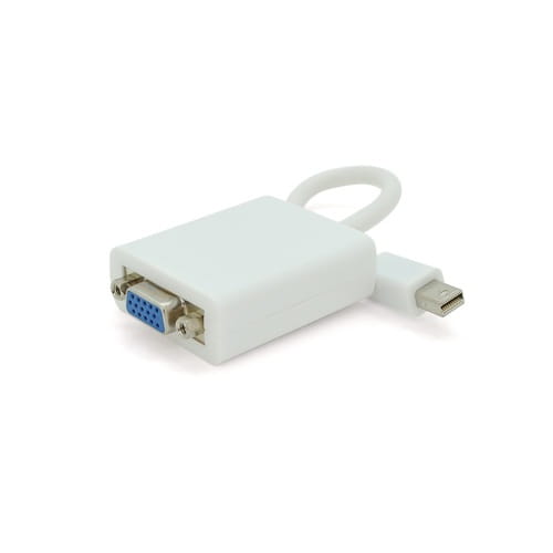 Photos - Cable (video, audio, USB) Voltronic Power Адаптер Voltronic mini DisplayPort - VGA (M/F), 0.3 м, White  (YT-C-mnDP(M)