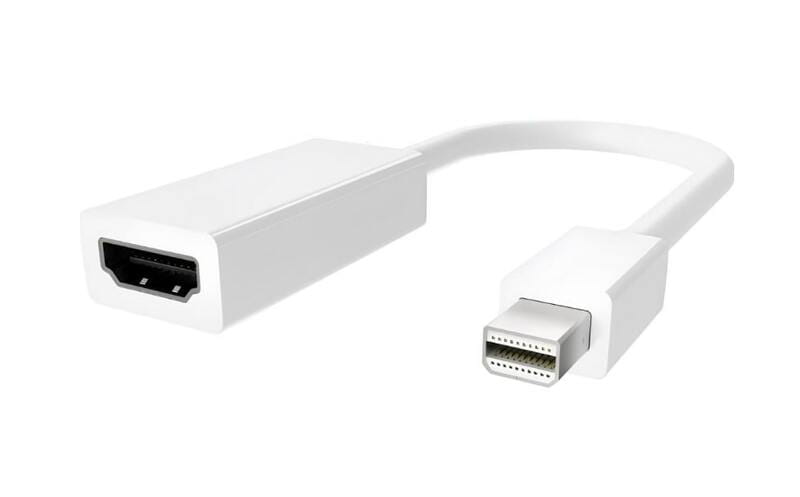 Адаптер Voltronic Mini DisplayPort - HDMI (M/F), 0.3 м, белый (YT-C-mnDP(M)/HDMI(F)-B-W/08627)
