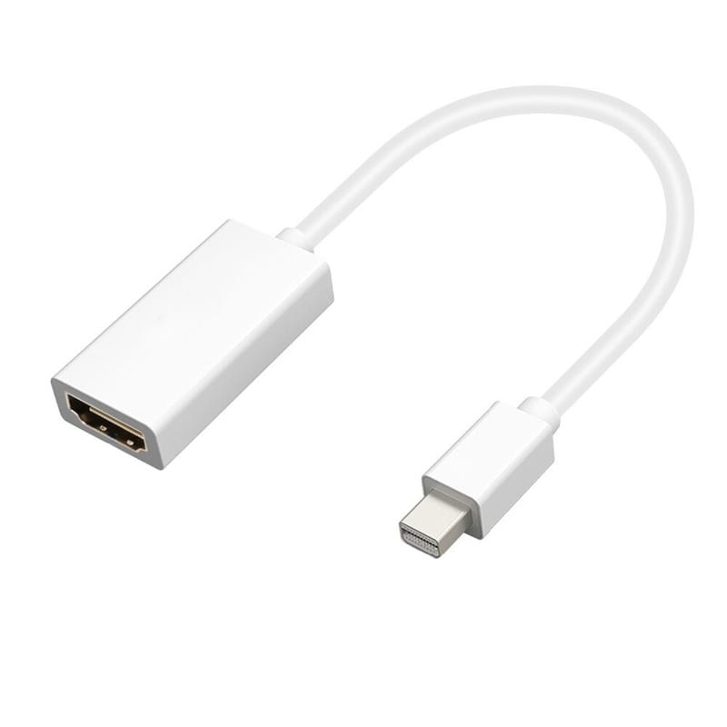 Адаптер Voltronic Mini DisplayPort - HDMI (M/F), 0.3 м, белый (YT-C-mnDP(M)/HDMI(F)-B-W/08627)