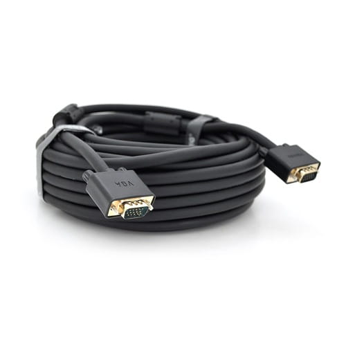 Photos - Cable (video, audio, USB) Veggieg Кабель  VGA - VGA (M/M), 15 м, Black /(M)3+6VG-15/19697) (YT-VGA(M)