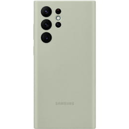 Чехол-накладка Samsung Silicone Cover для Samsung Galaxy S22 Ultra SM-S908 Olive Green (EF-PS908TMEGRU)