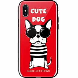 Чохол-накладка WK WPC-087 для Apple iPhone X/XS Cute Dog Red (681920360797)
