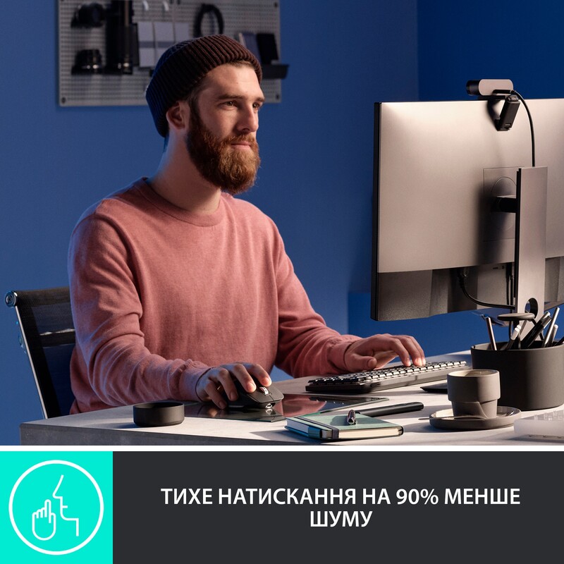 Миша бездротова Logitech MX Master 3S Graphite (910-006559)