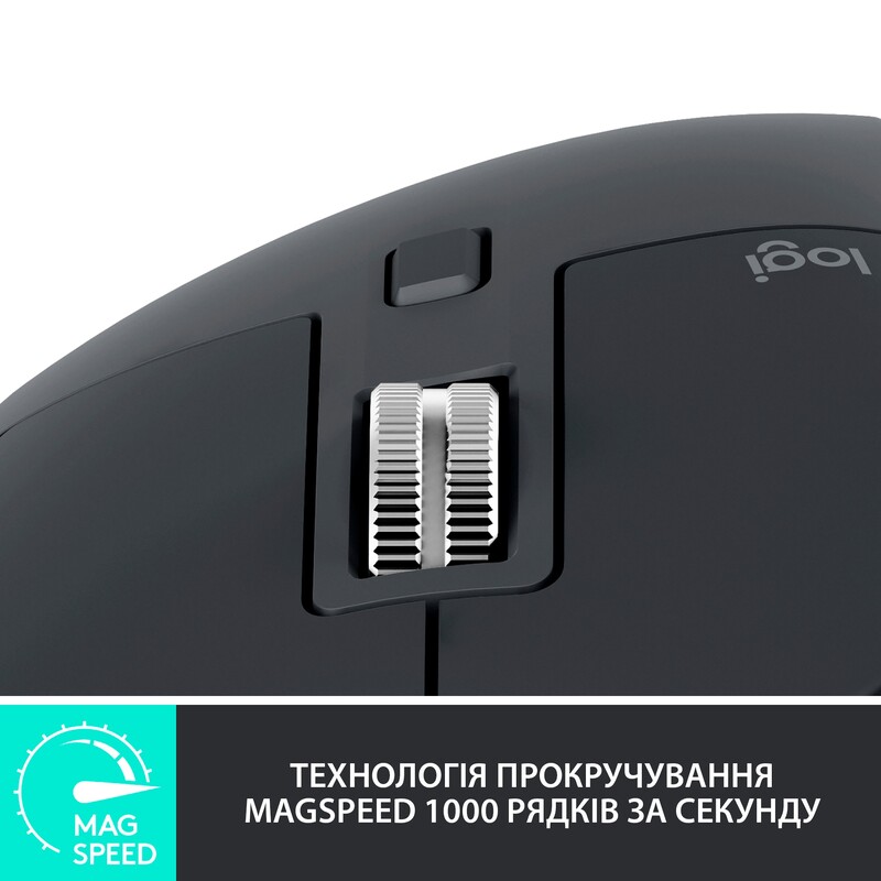 Миша бездротова Logitech MX Master 3S Graphite (910-006559)